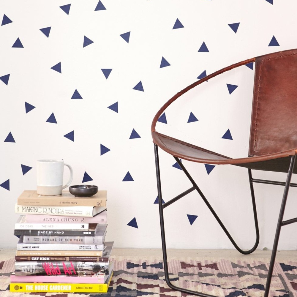Walls Need Love Triangle Decal Set